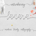 Lanara Script Pro Font Poster 1