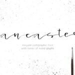 Lancaster Font Poster 1