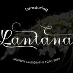 Lantana Font Poster 1