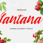 Lantana Font Poster 1