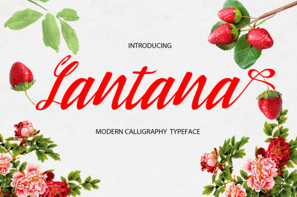 Lantana Font Poster 1