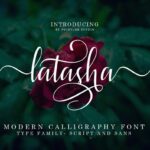 Latasha Font Poster 1