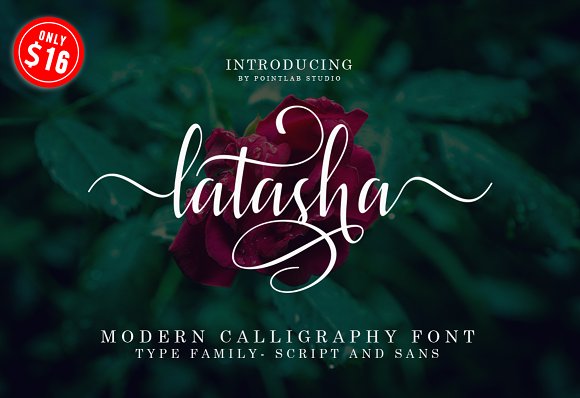 Latasha Font Poster 1