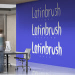 Latinbrush Font Poster 3