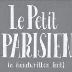 Le Petit Parisien Font Poster 1