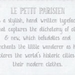 Le Petit Parisien Light Font Poster 3