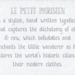 Le Petit Parisien Light Font Poster 3