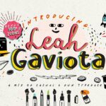 Leah Gaviota Script Font Poster 1