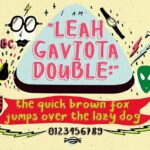 Leah Gaviota Script Font Poster 6