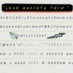 Leah Gaviota Script Font Poster 8