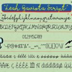 Leah Gaviota Script Font Poster 10