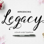 Legacy Font Poster 1
