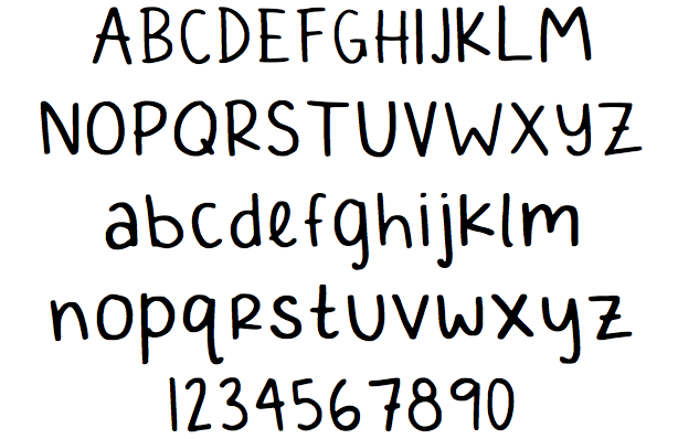 LF Scrawl Font Poster 1