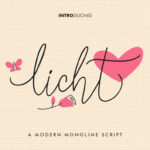 Licht Font Poster 1