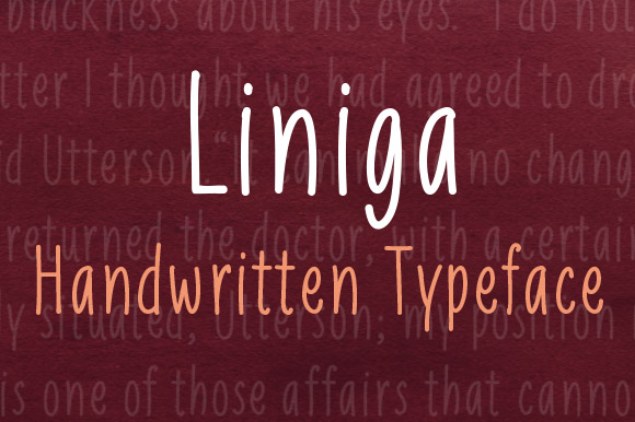 Liniga Font Poster 1