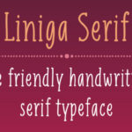 Liniga Serif Font Poster 1