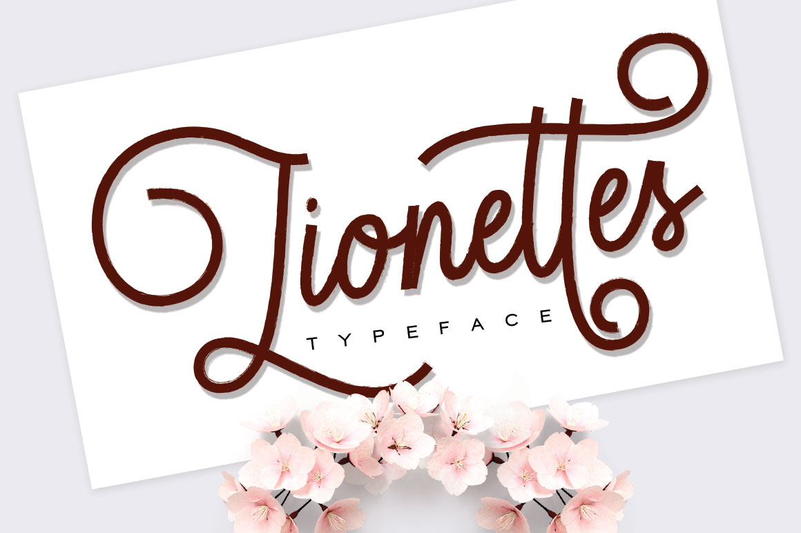 Lionettes Font Poster 1