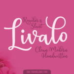 Livalo Font Poster 1