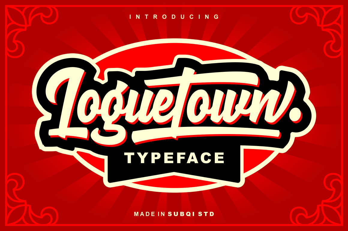 Loguetown Font Poster 1