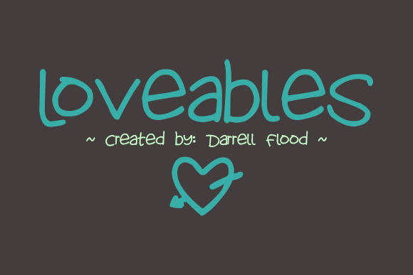Loveables Font Poster 1