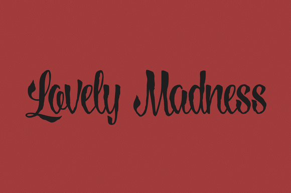 Lovely Madness Font