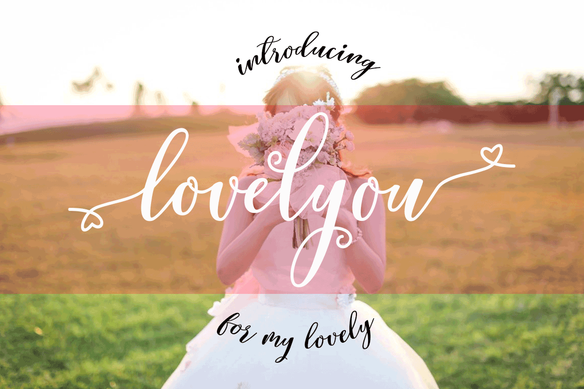 Lovelyou Font Poster 1