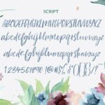 Loving Saskia Font Poster 4