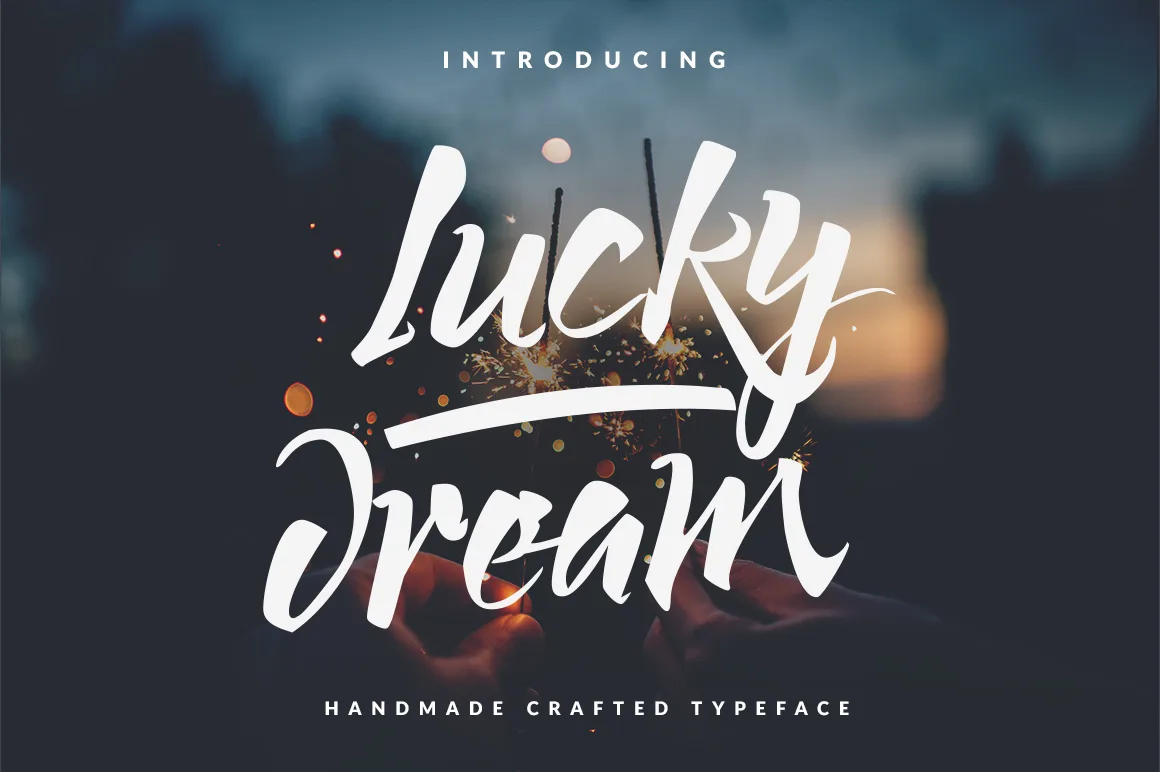Lucky Dream Font Lucky Dream Font Poster 1