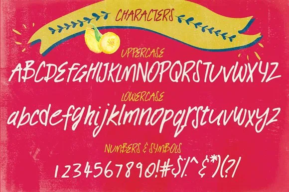 Lusciously Font Lusciously Font Poster 1