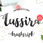 Lussira Brushscript Font Poster 1