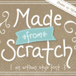 Made from Scratch Font Poster 1