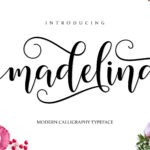 Madelina Script Font Poster 1