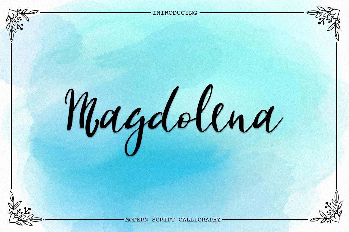 Magdolena Font Magdolena Font Poster 1