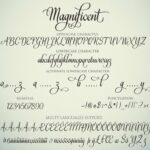 Magnificent Font Poster 3