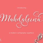 Mahdaleina Font Poster 1