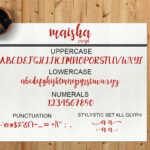 Maisha Font Poster 5