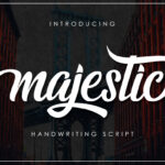 Majestic Font Poster 1