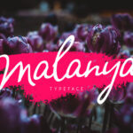 Malanya Font Poster 1