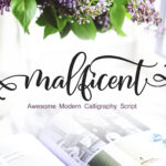 Malficent Font Poster 1