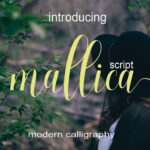 Mallica Font Poster 1