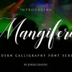 Mangifera Font Poster 1