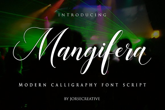 Mangifera Font Poster 1