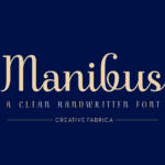 Manibus Font Poster 1