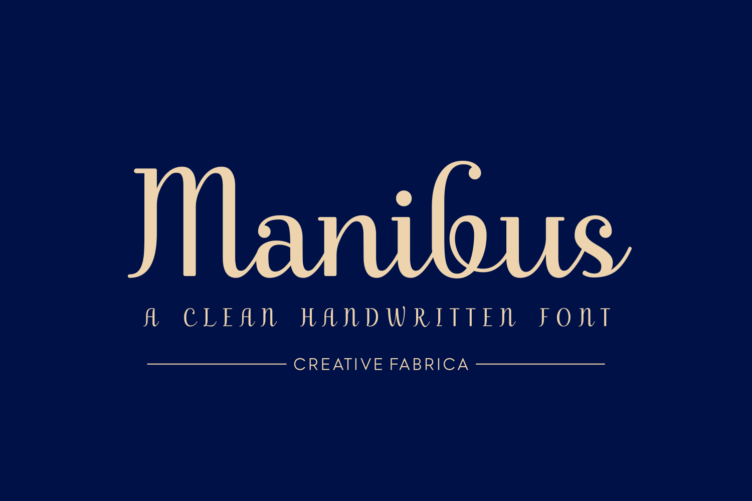 Manibus Font Manibus Font Poster 1