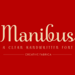 Manibus Font Poster 2