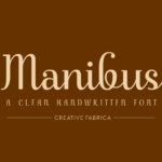 Manibus Font Poster 4