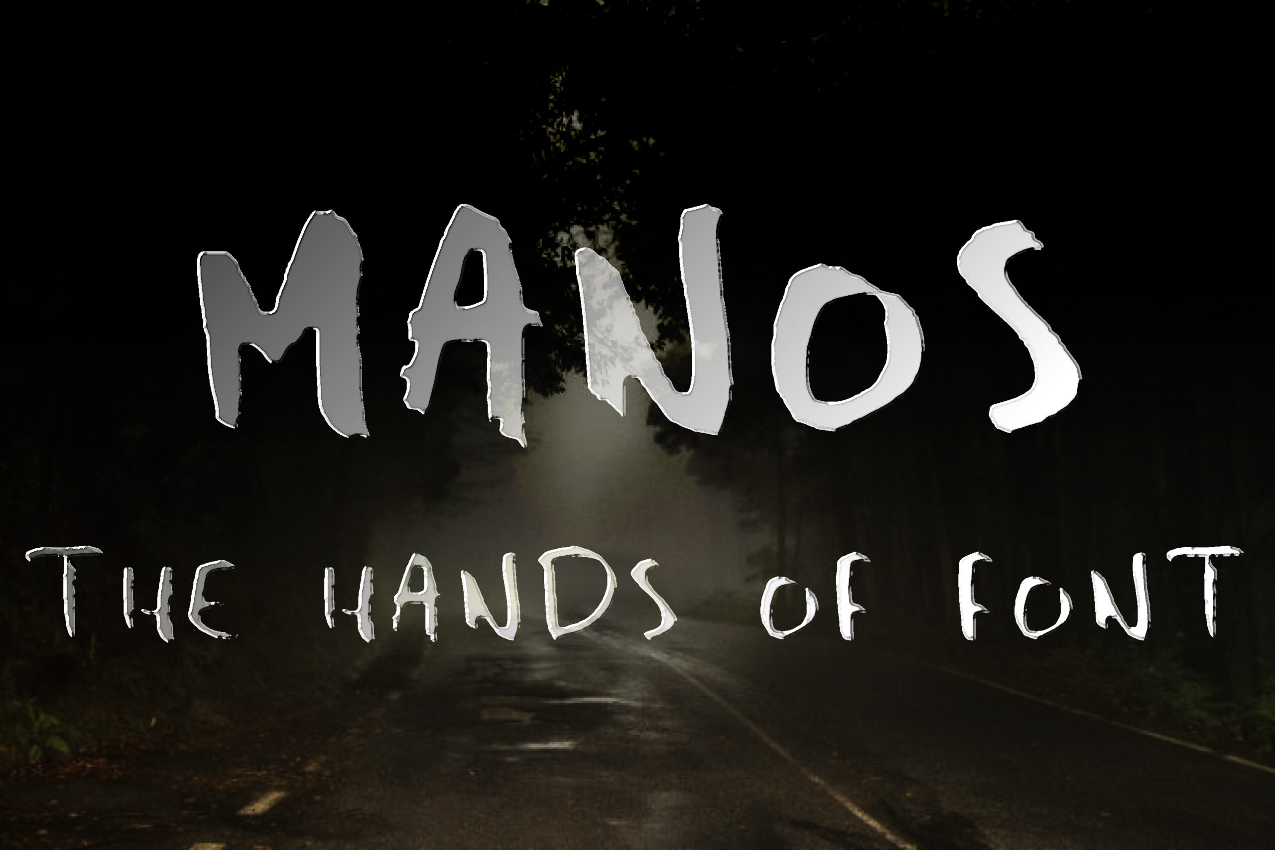 Manos Font Poster 1