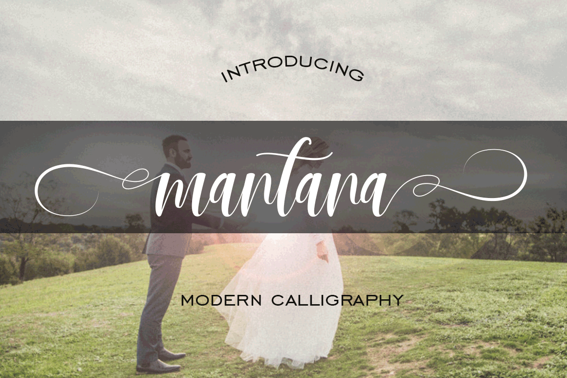 Mantana Font Poster 1