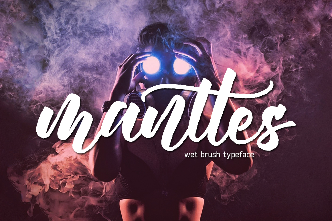 Manttes Font Poster 1