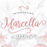 Marcella Font Poster 1